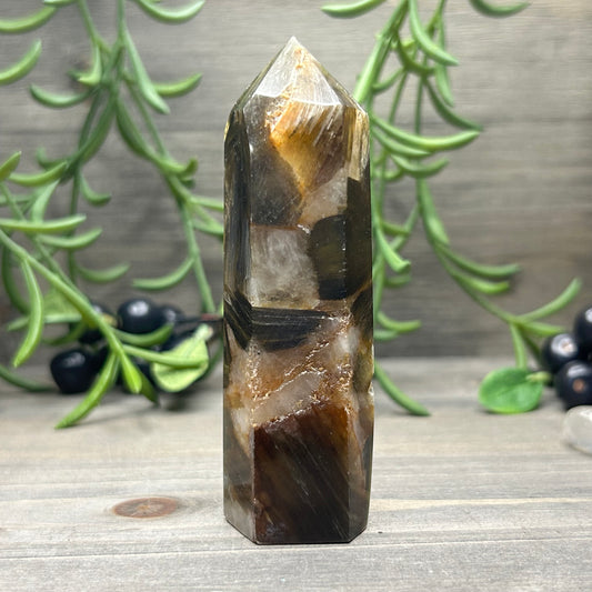 yellow mica tower
