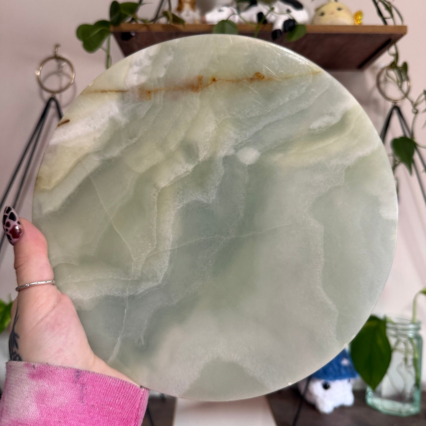 vintage onyx plate