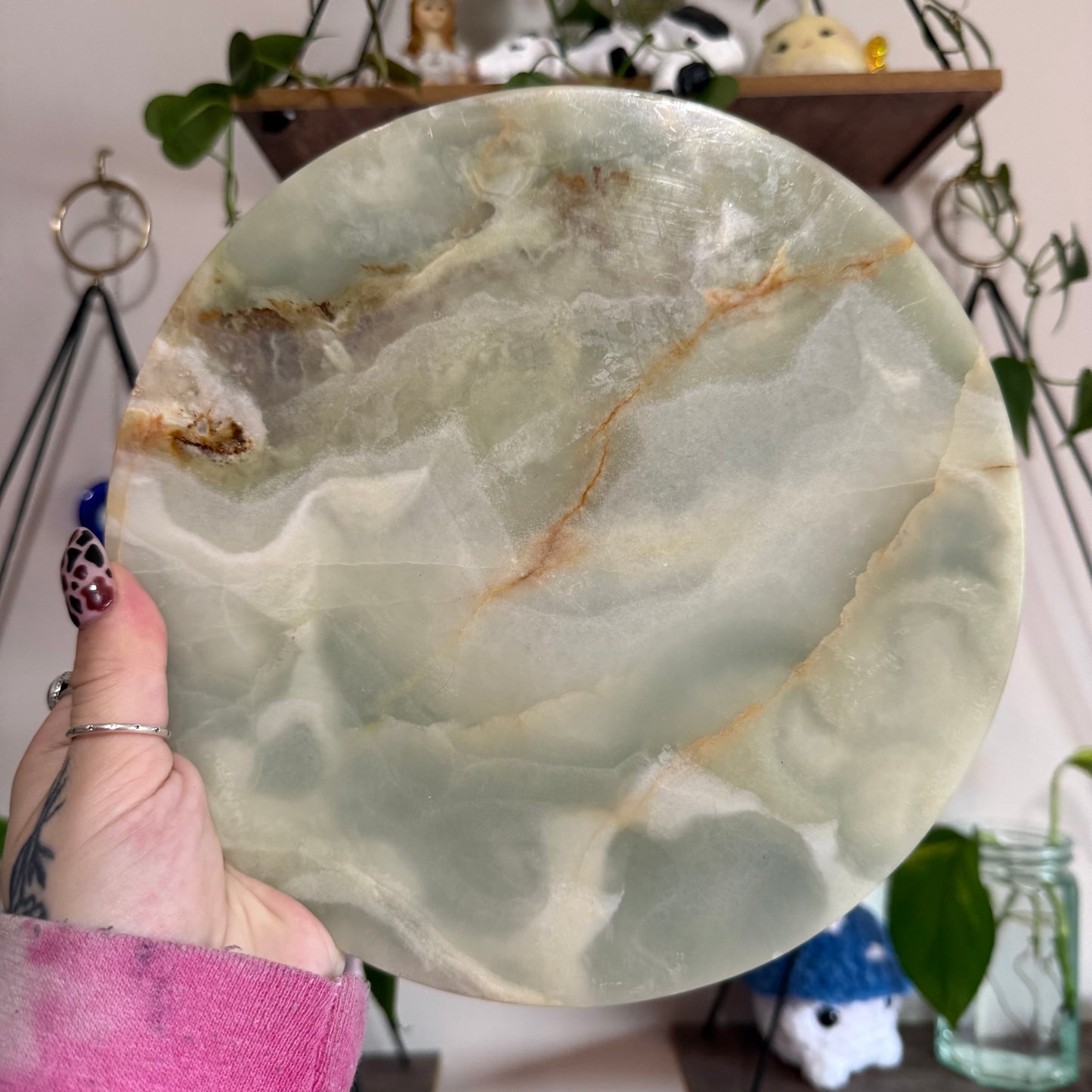 vintage onyx plate