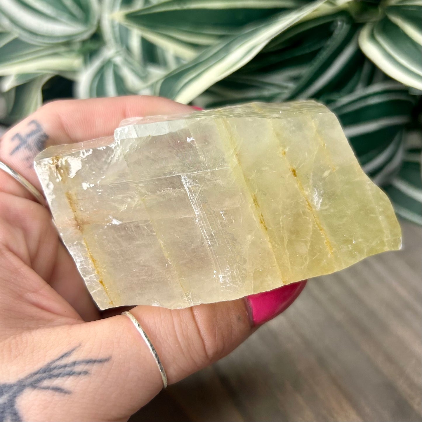 raw honey calcite