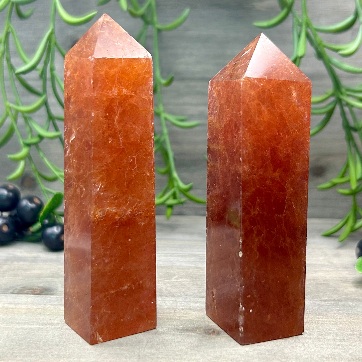 orange strawberry quartz tower