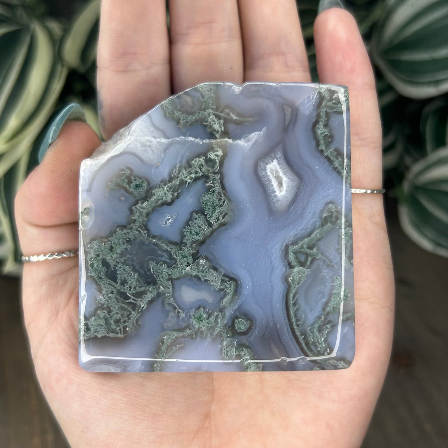 moss agate slab