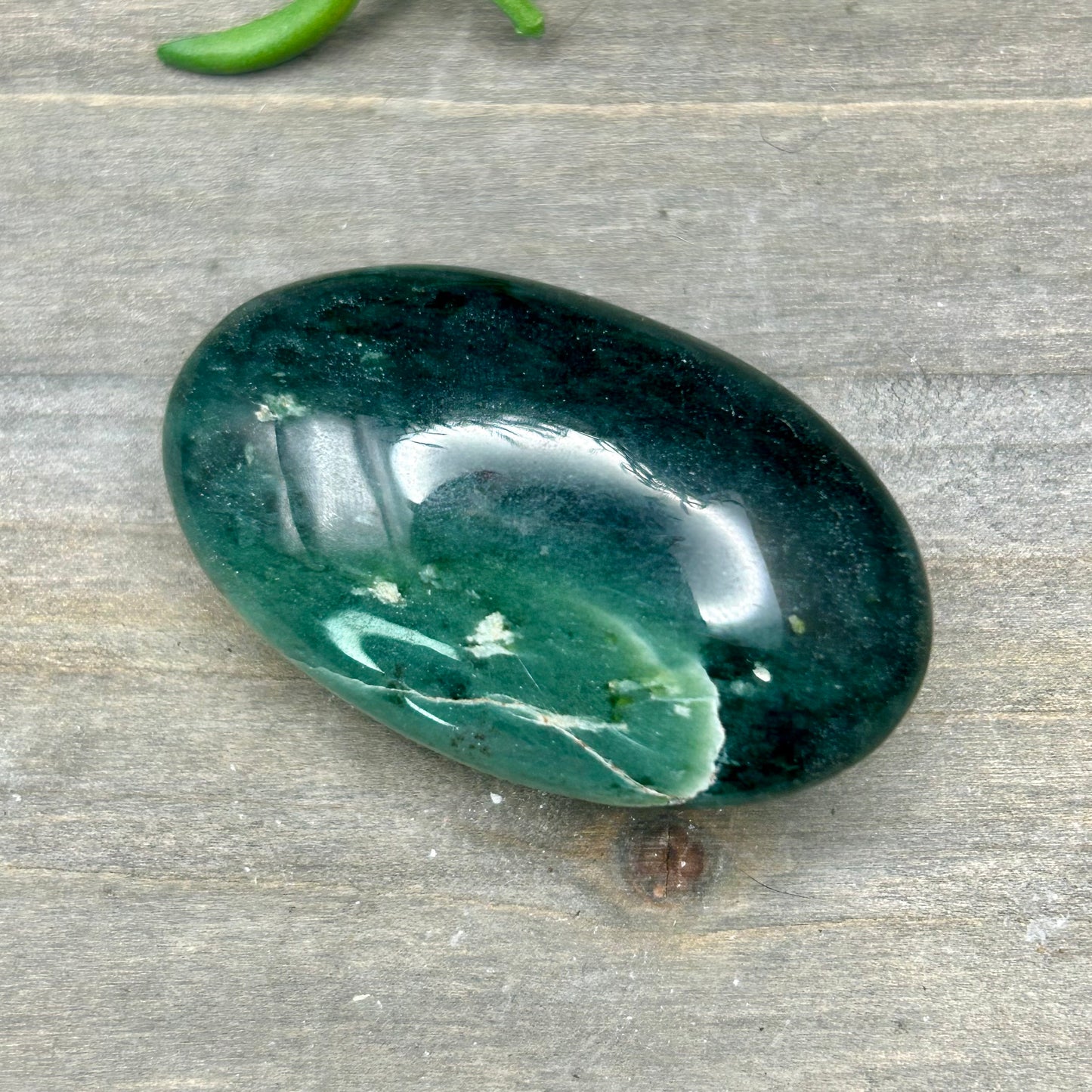 moss agate palm stone