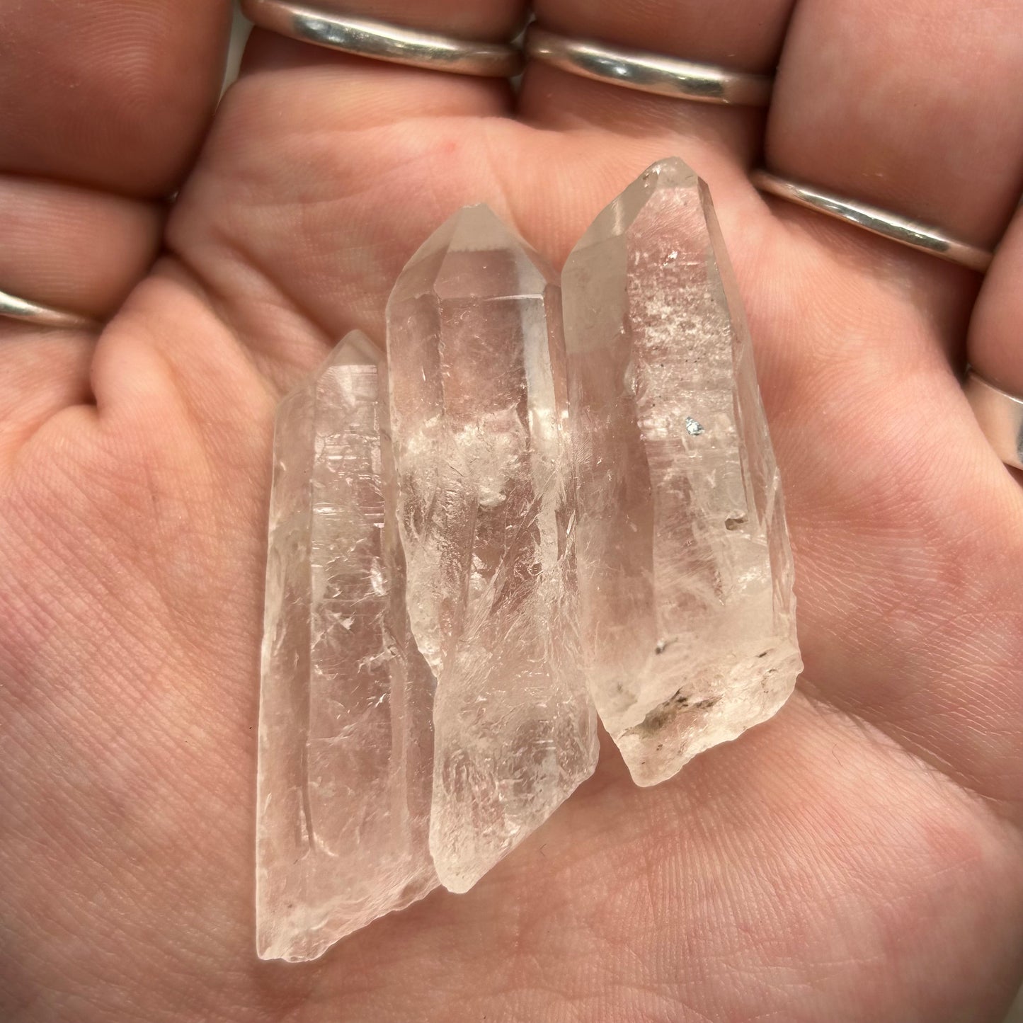 clear quartz point