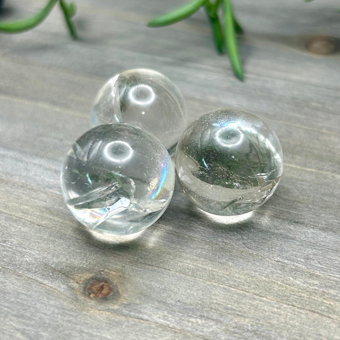 clear quartz mini sphere