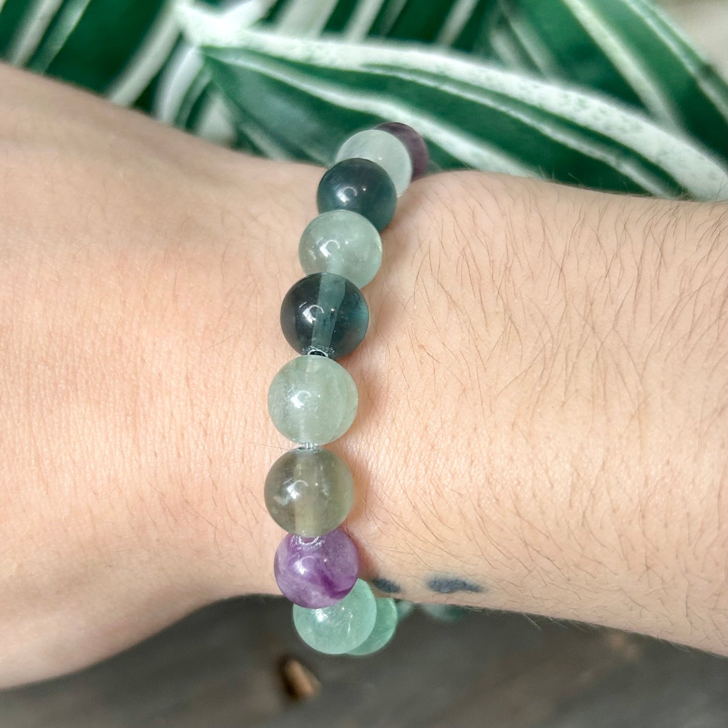 Rainbow Fluorite Bracelet – Moon Flower Healing