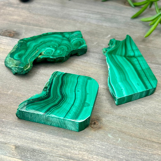 malachite slab