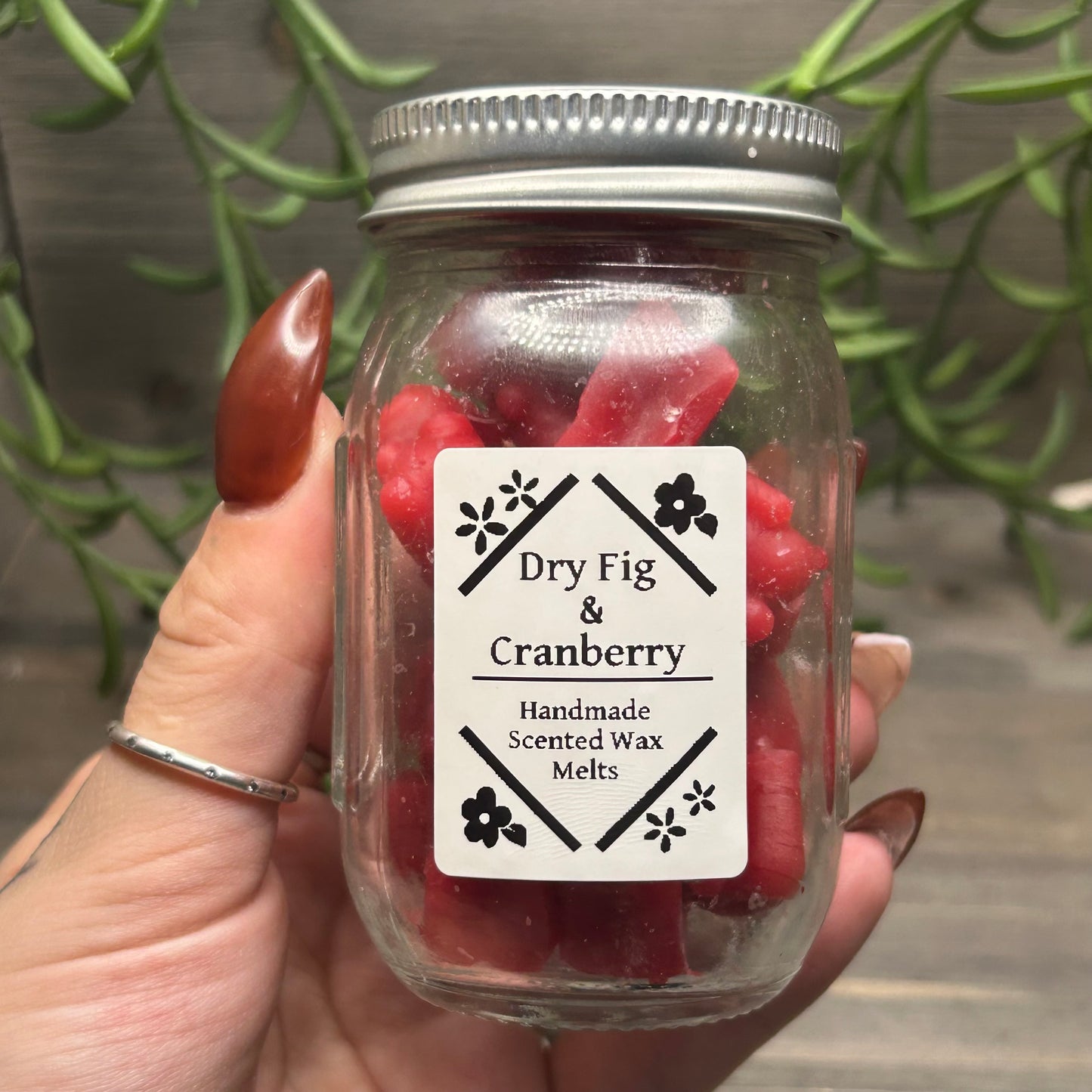 dry fig & cranberry wax melts