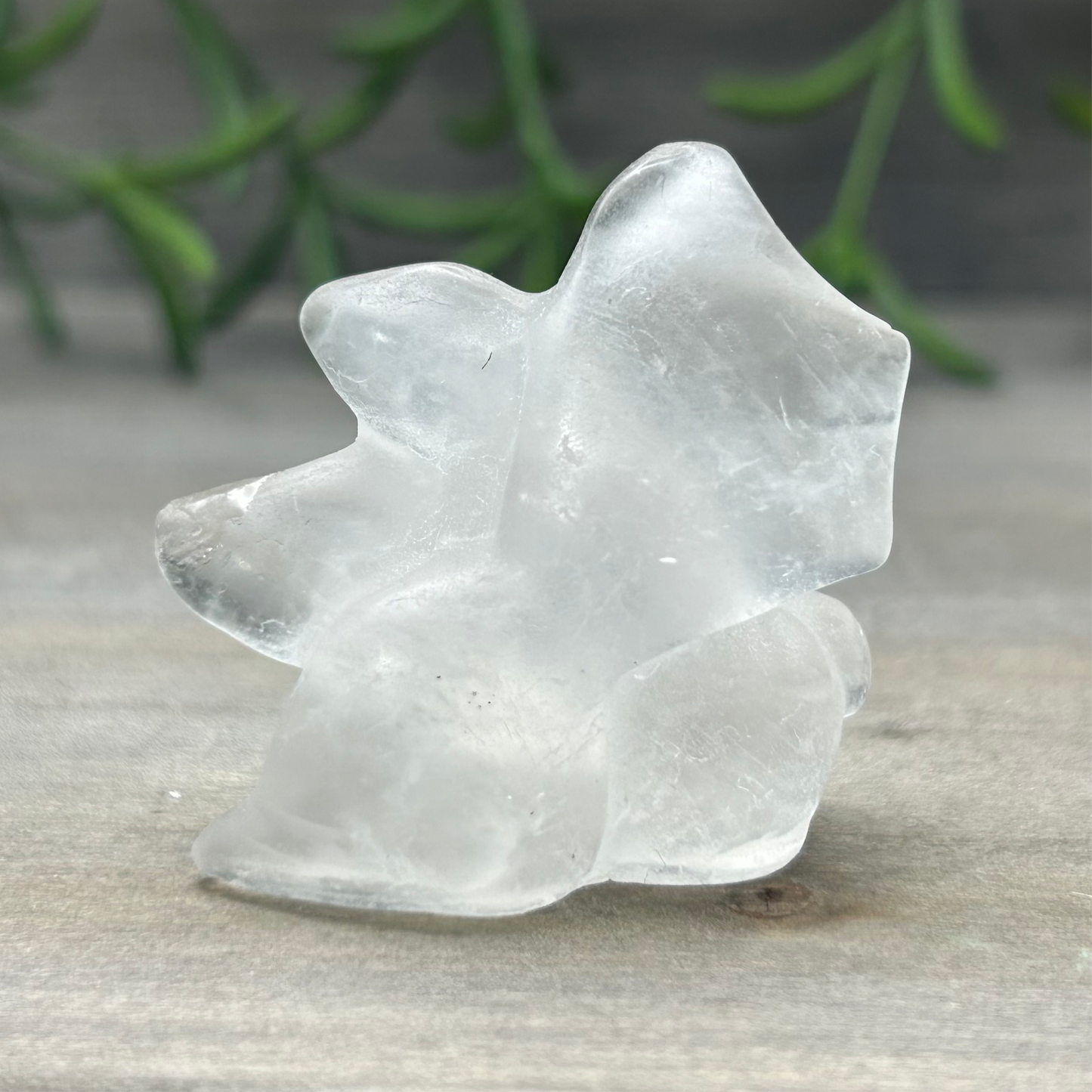 clear quartz bat