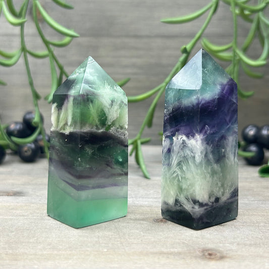 feather fluorite tower