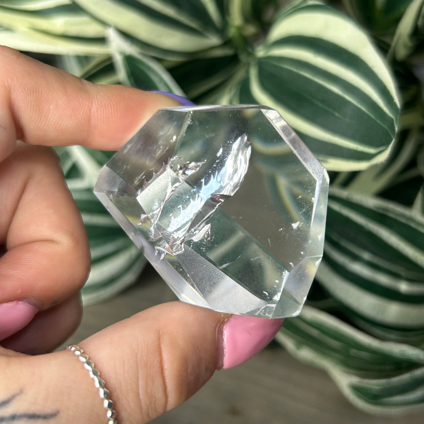 clear quartz freeform