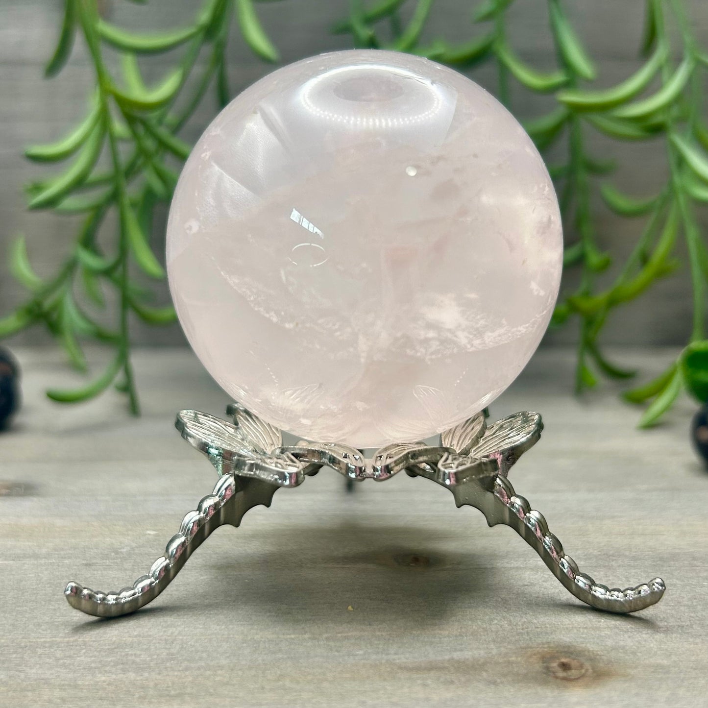 rose quartz sphere