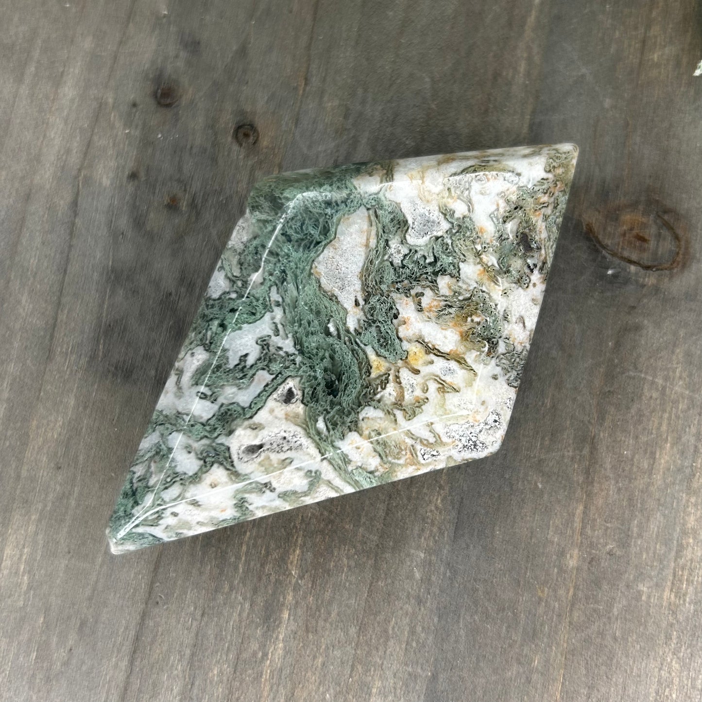 moss agate diamond