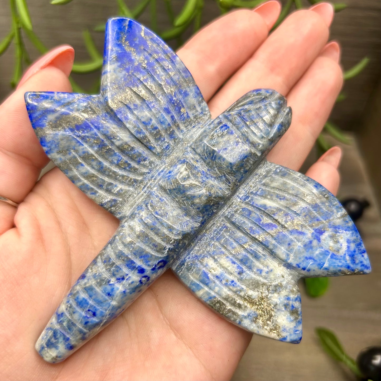 lapis lazuli dragonfly