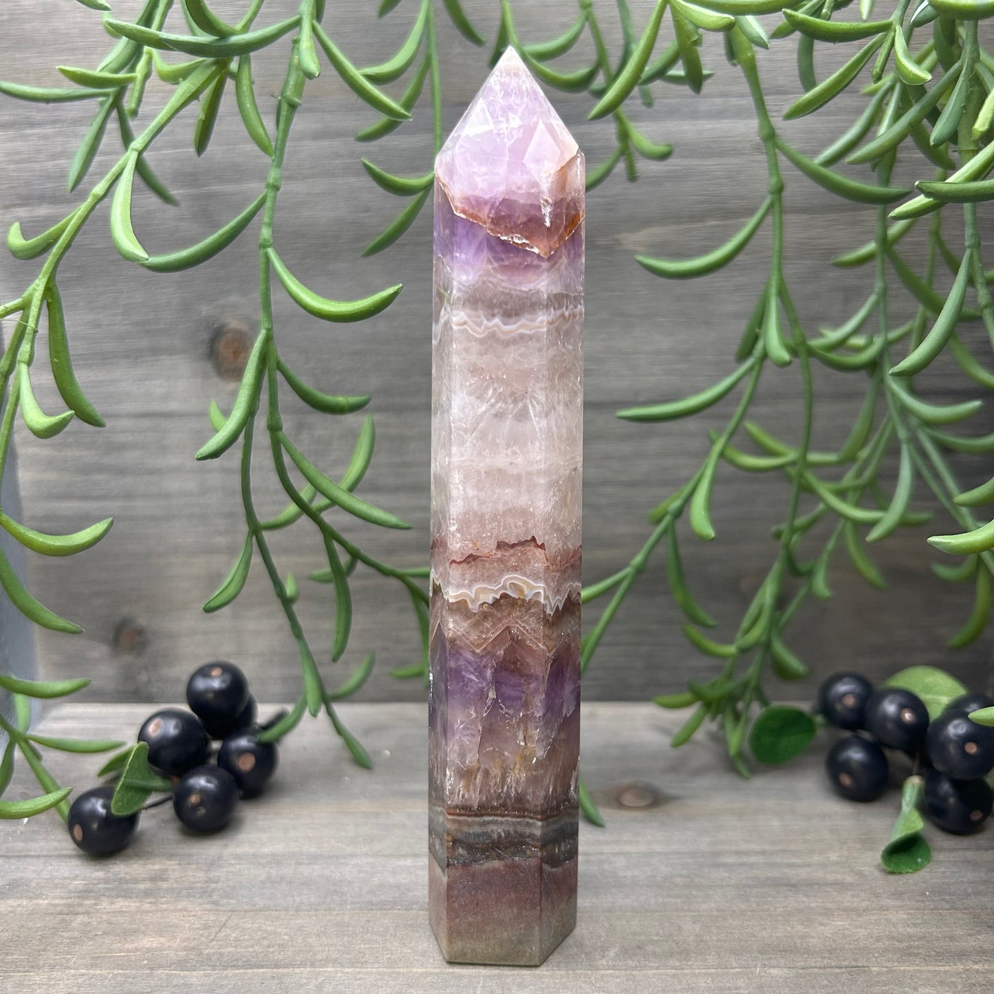 large amethyst tower