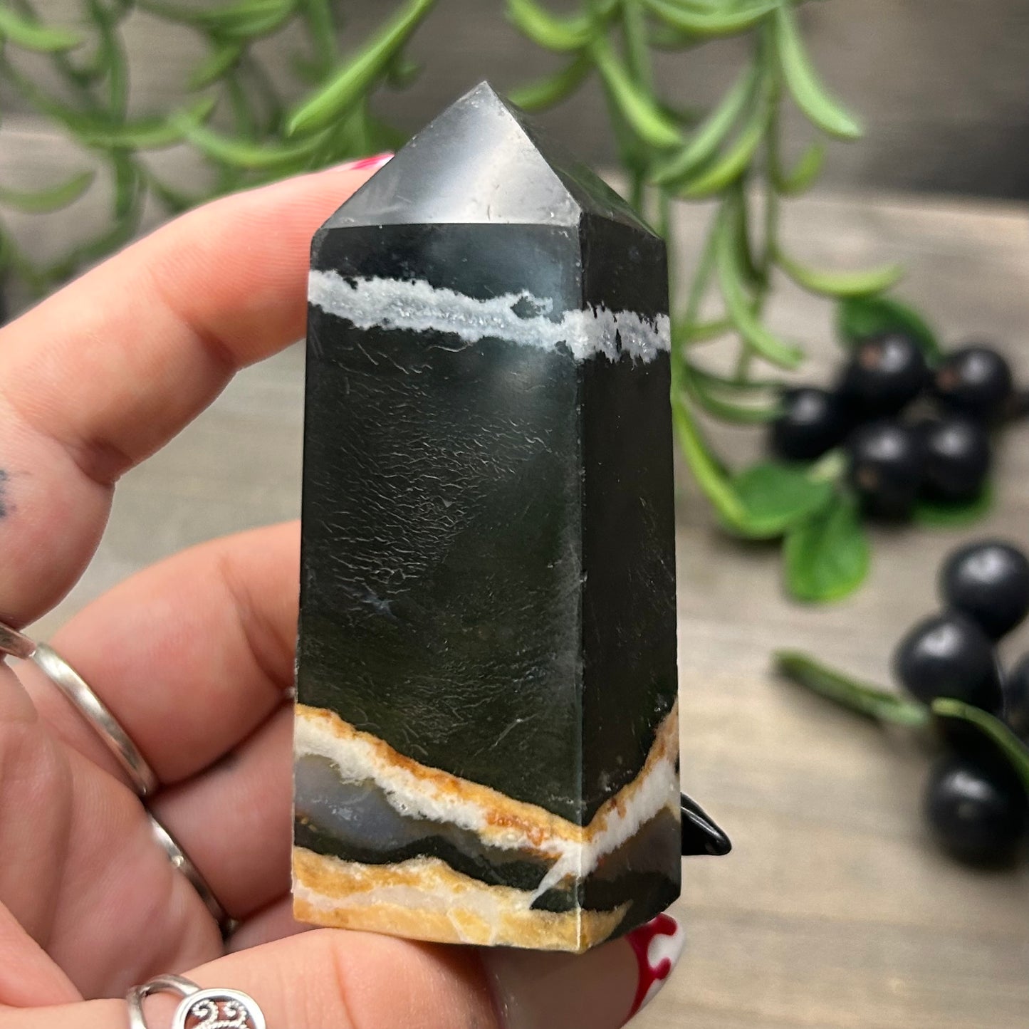 black agate tower