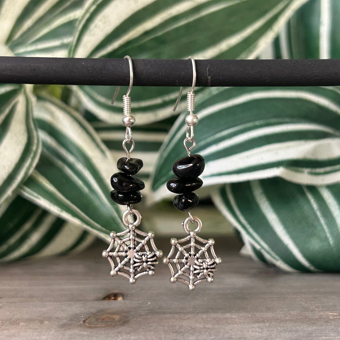 obsidian spiderweb dangles