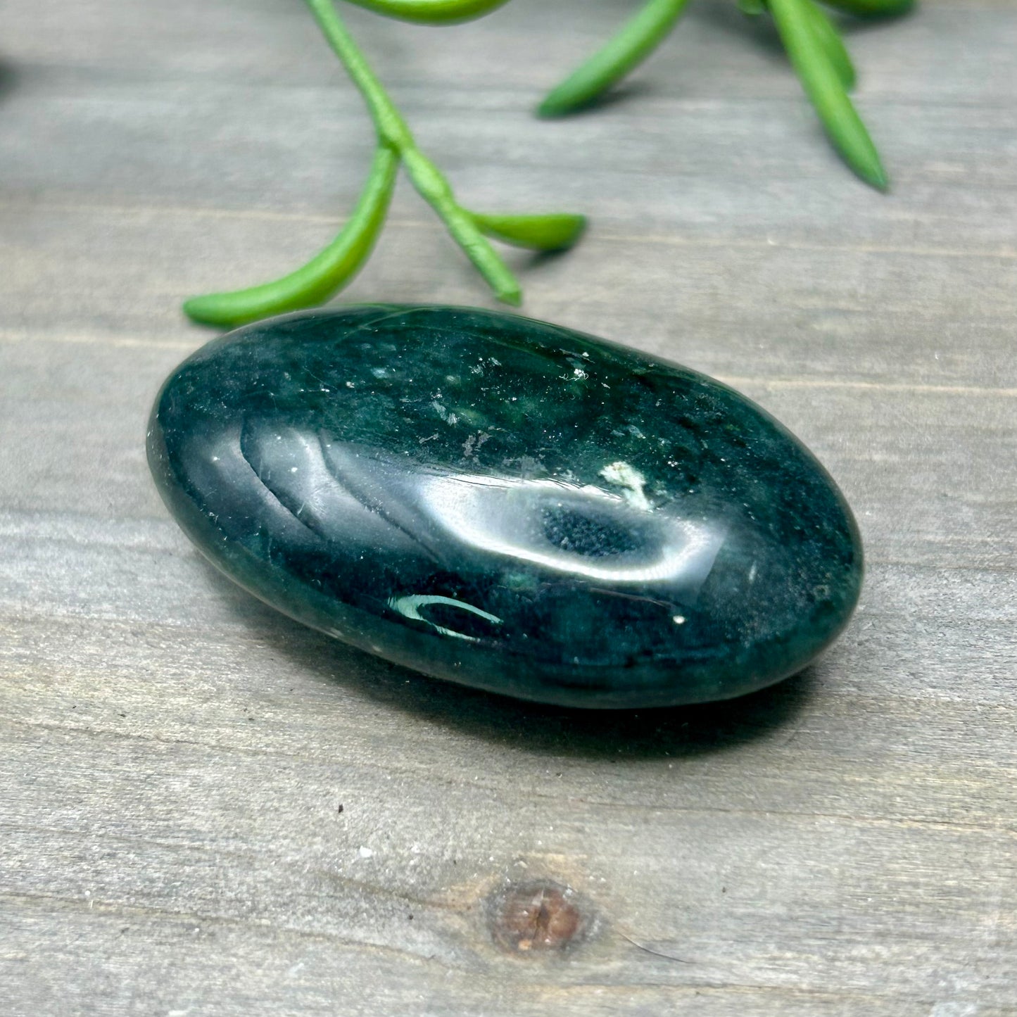 moss agate palm stone