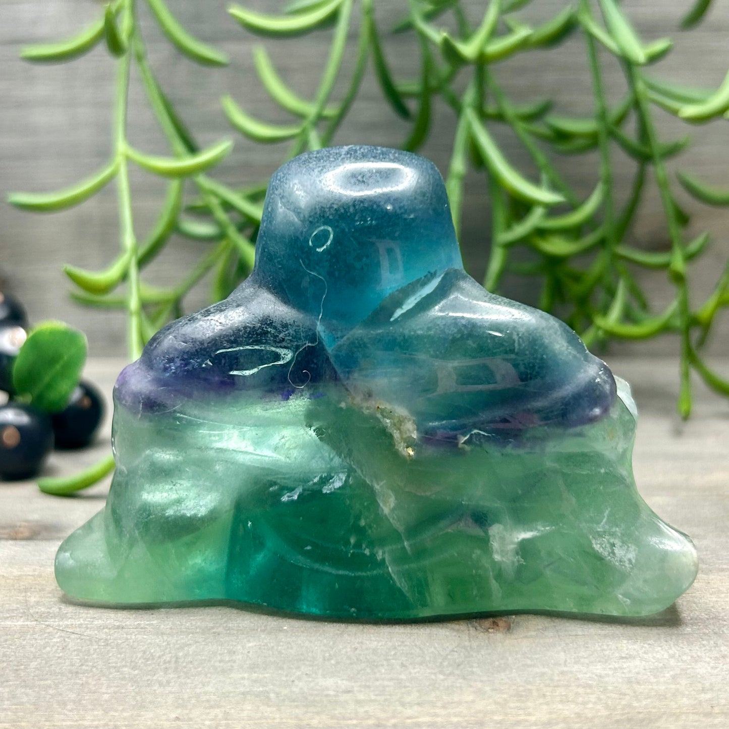 large fluorite buddha