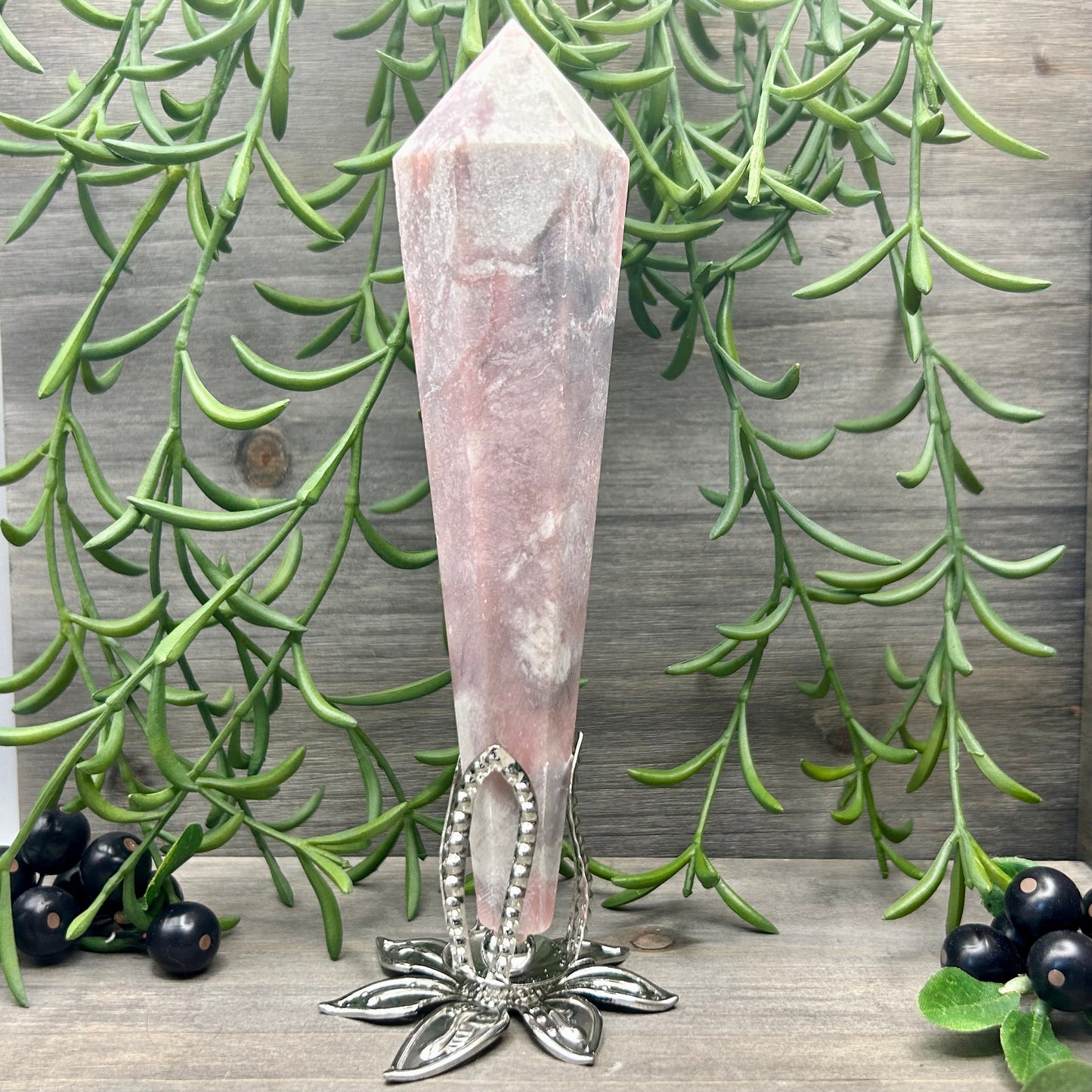 pink opal wand