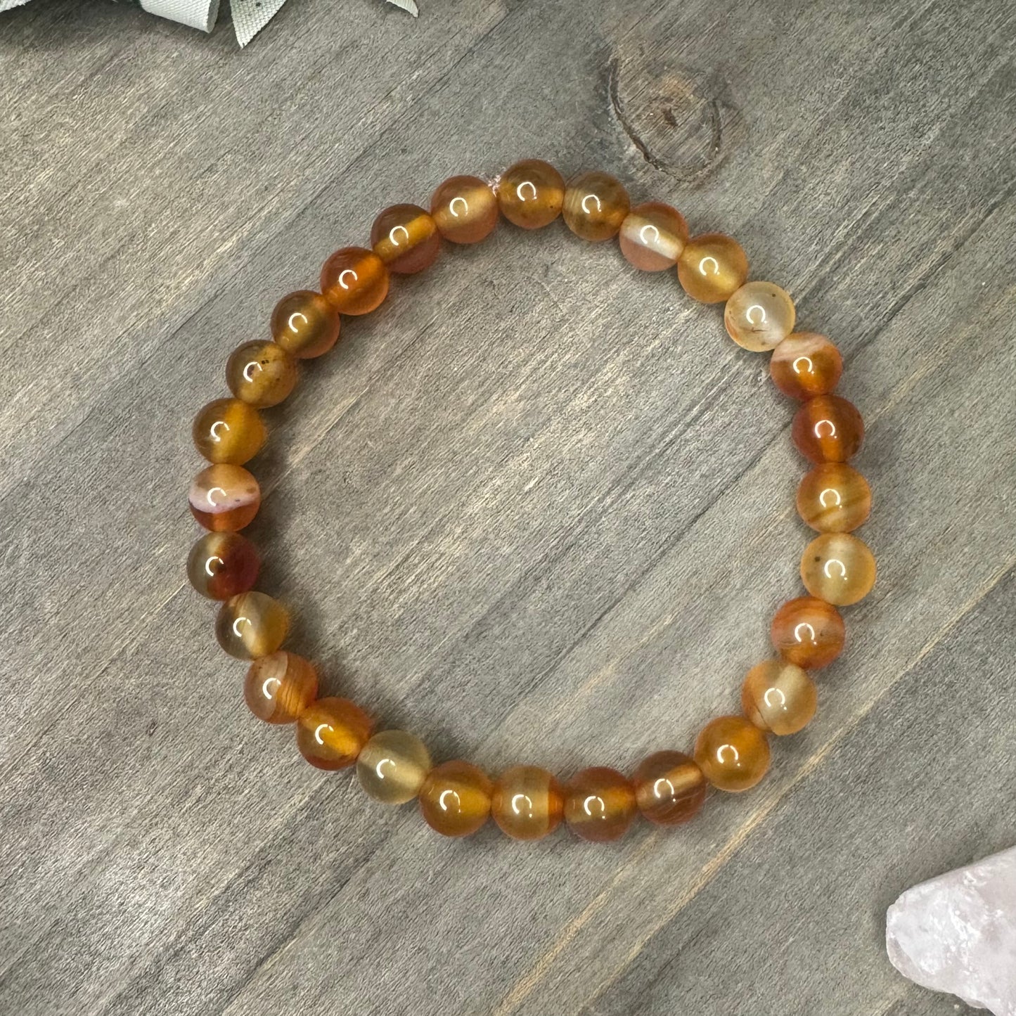 carnelian bracelet (6mm)