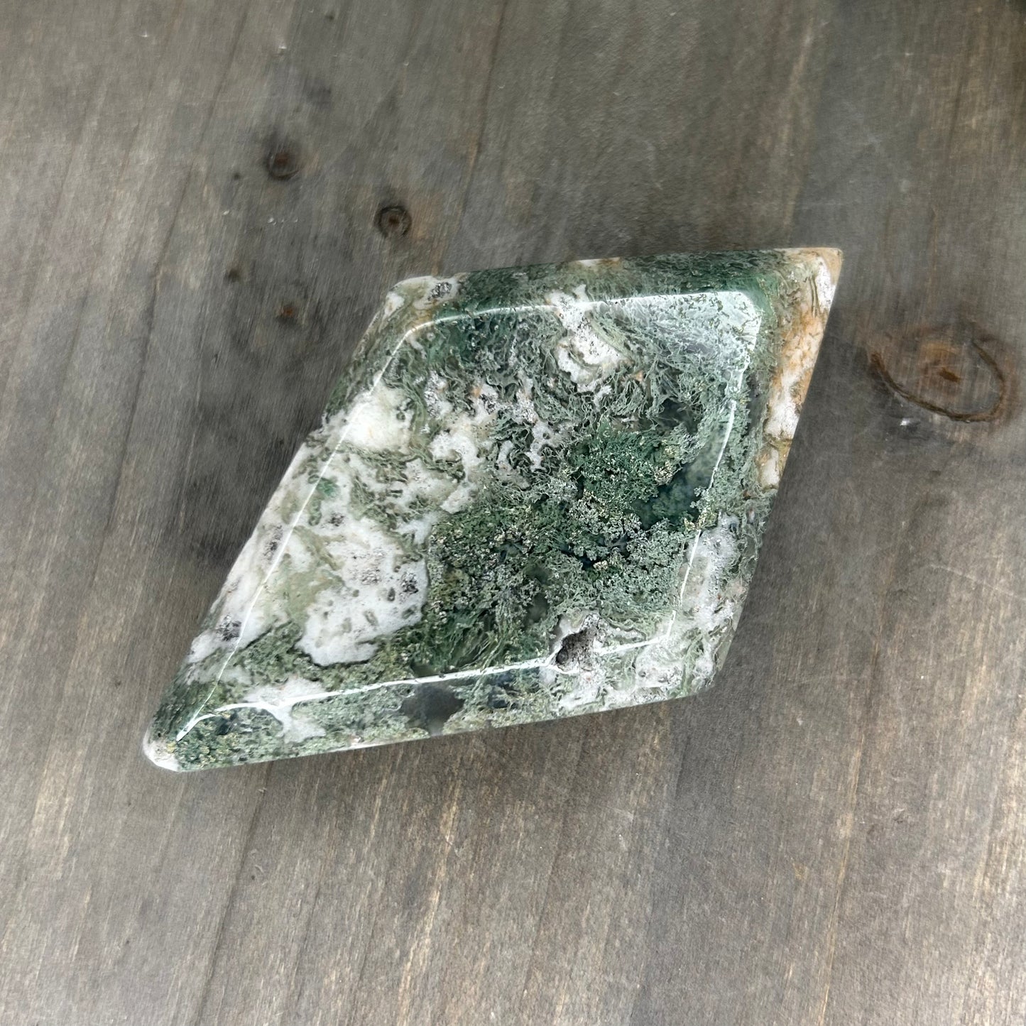 moss agate diamond