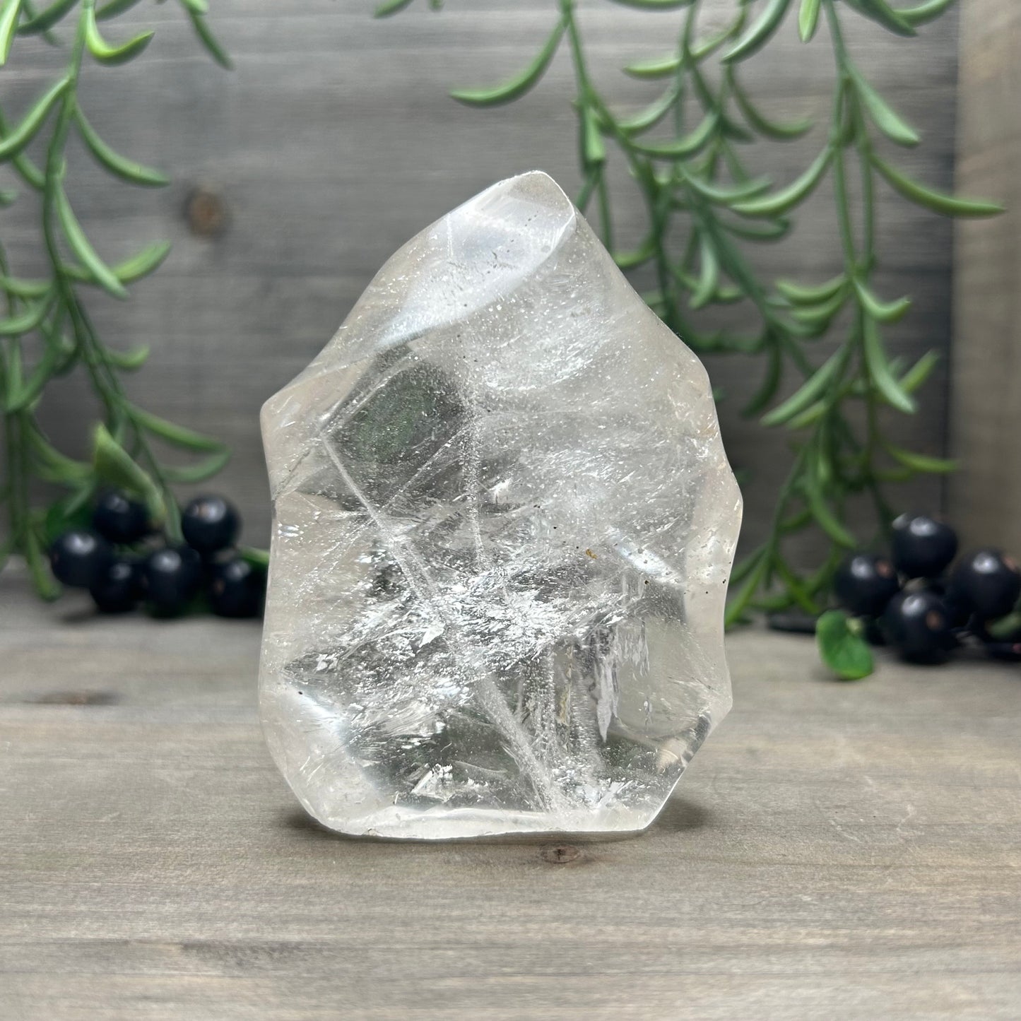 clear quartz flame