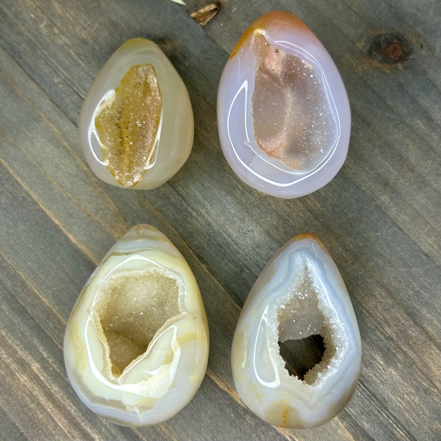 druzy agate egg