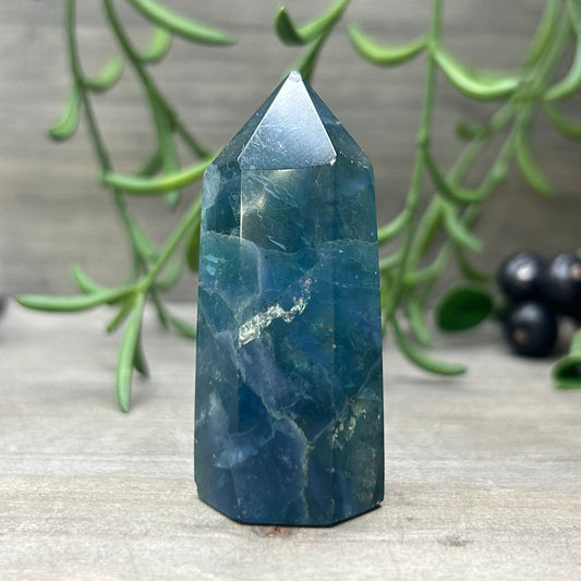 blue fluorite tower