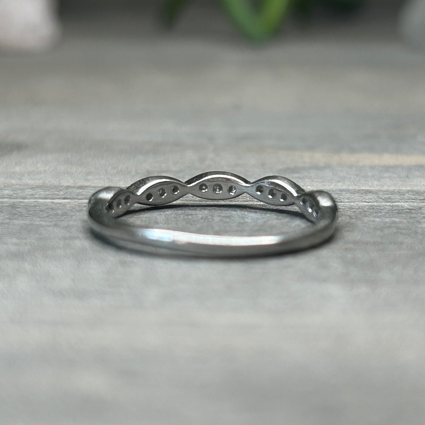 CZ bubble ring (sz 6)