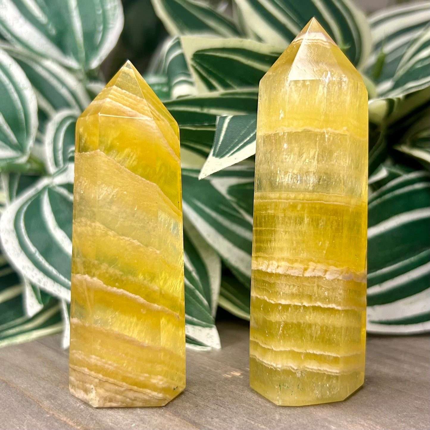 yellow fluorite tower