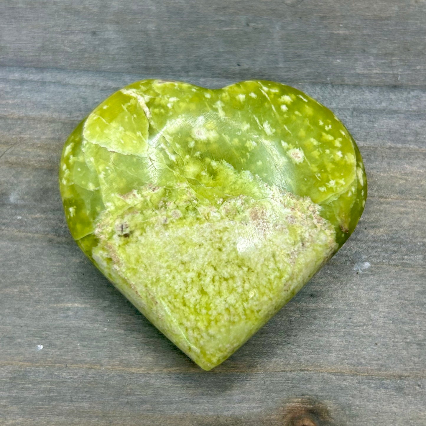 stitchite in serpentine heart