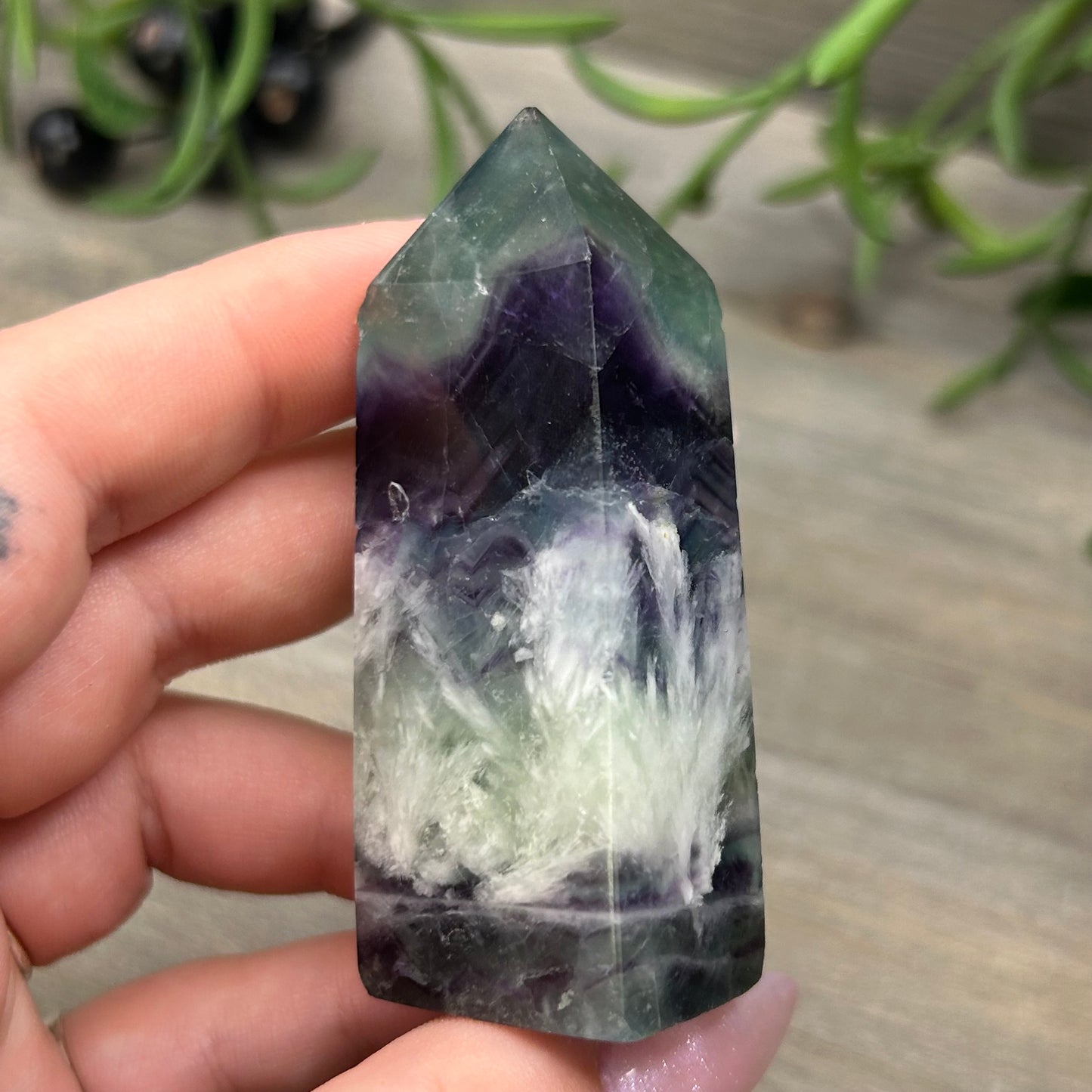 feather fluorite tower