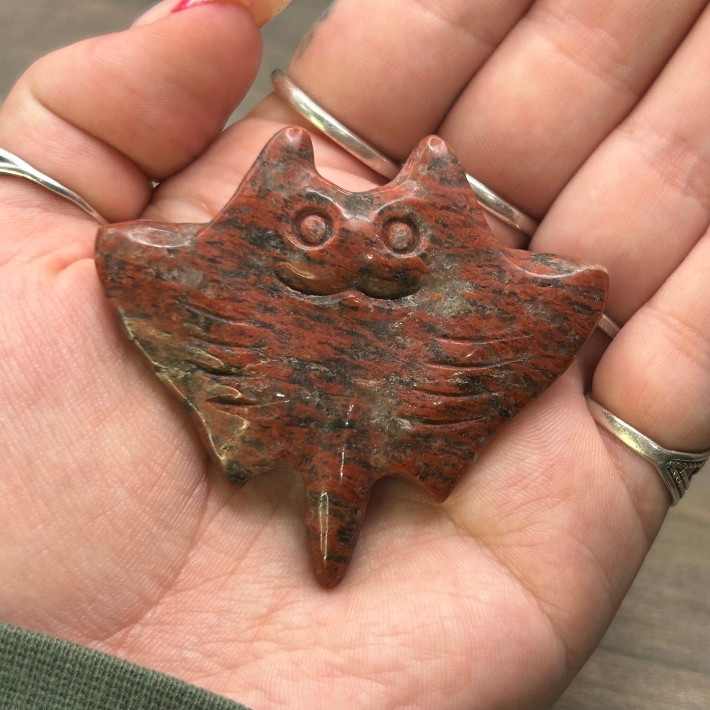 red jasper sting ray