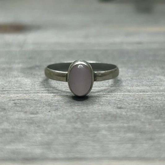 lavender fluorite ring (sz 5)