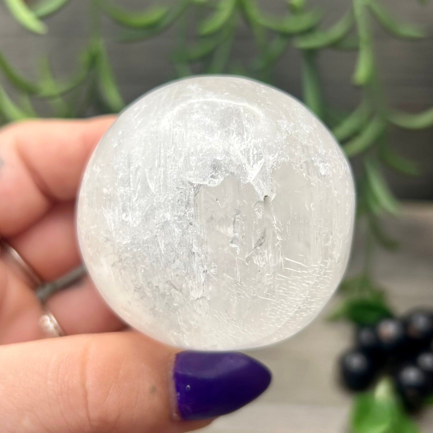 selenite sphere