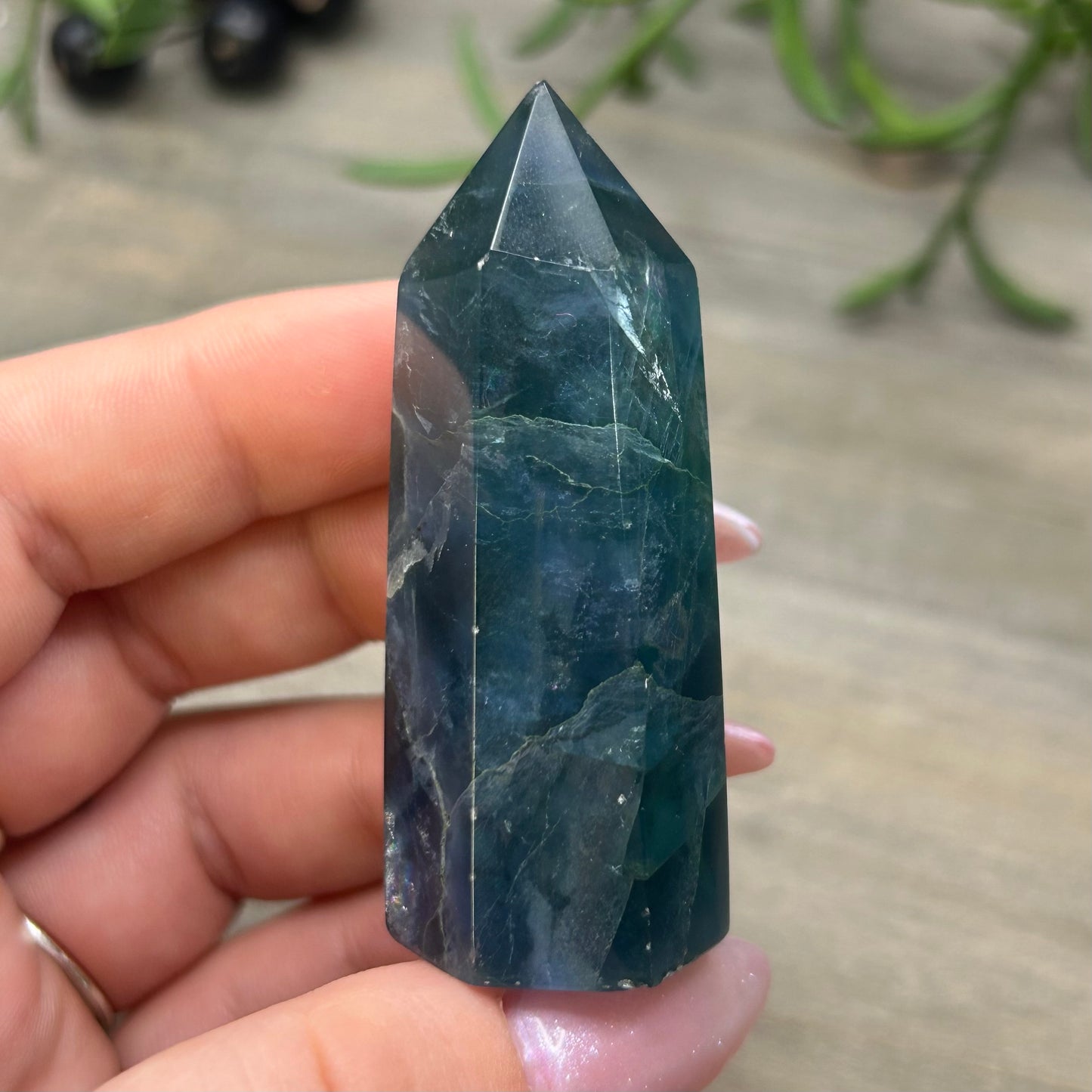 blue fluorite tower