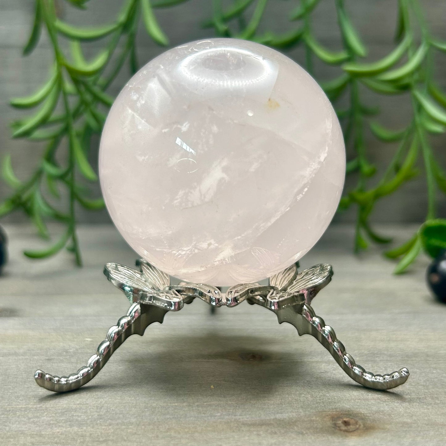 rose quartz sphere