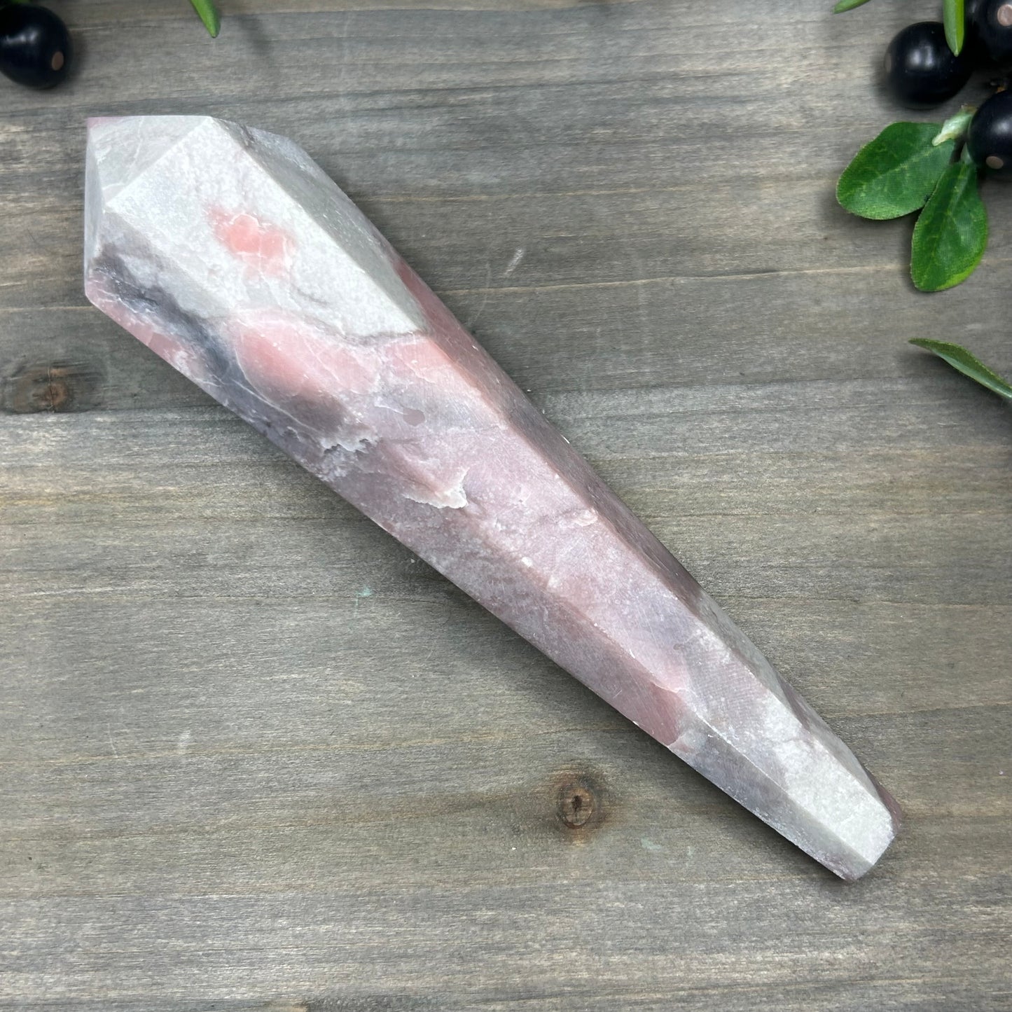 pink opal wand