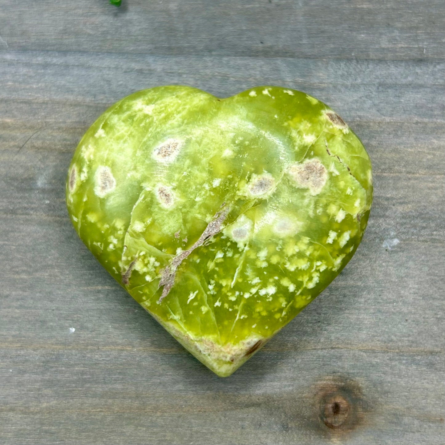 stitchite in serpentine heart