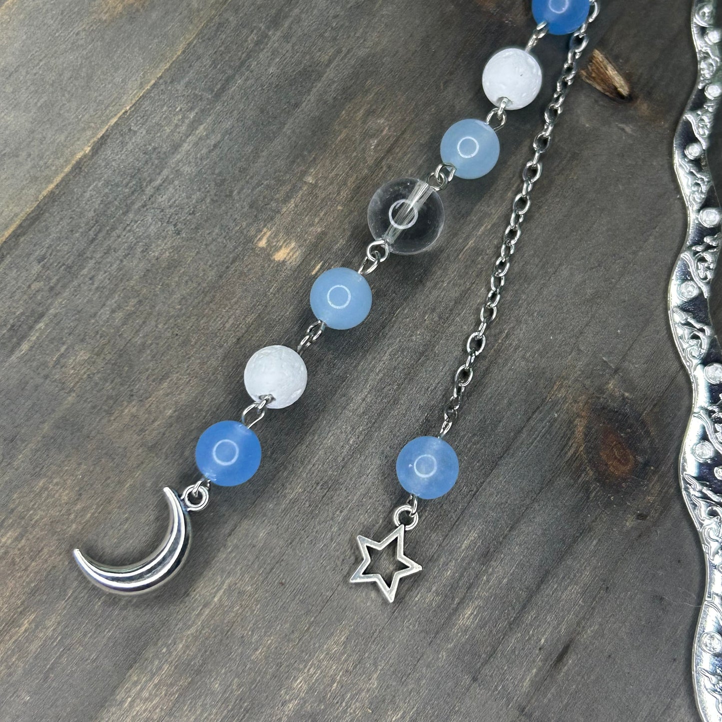 blue agate bookmark