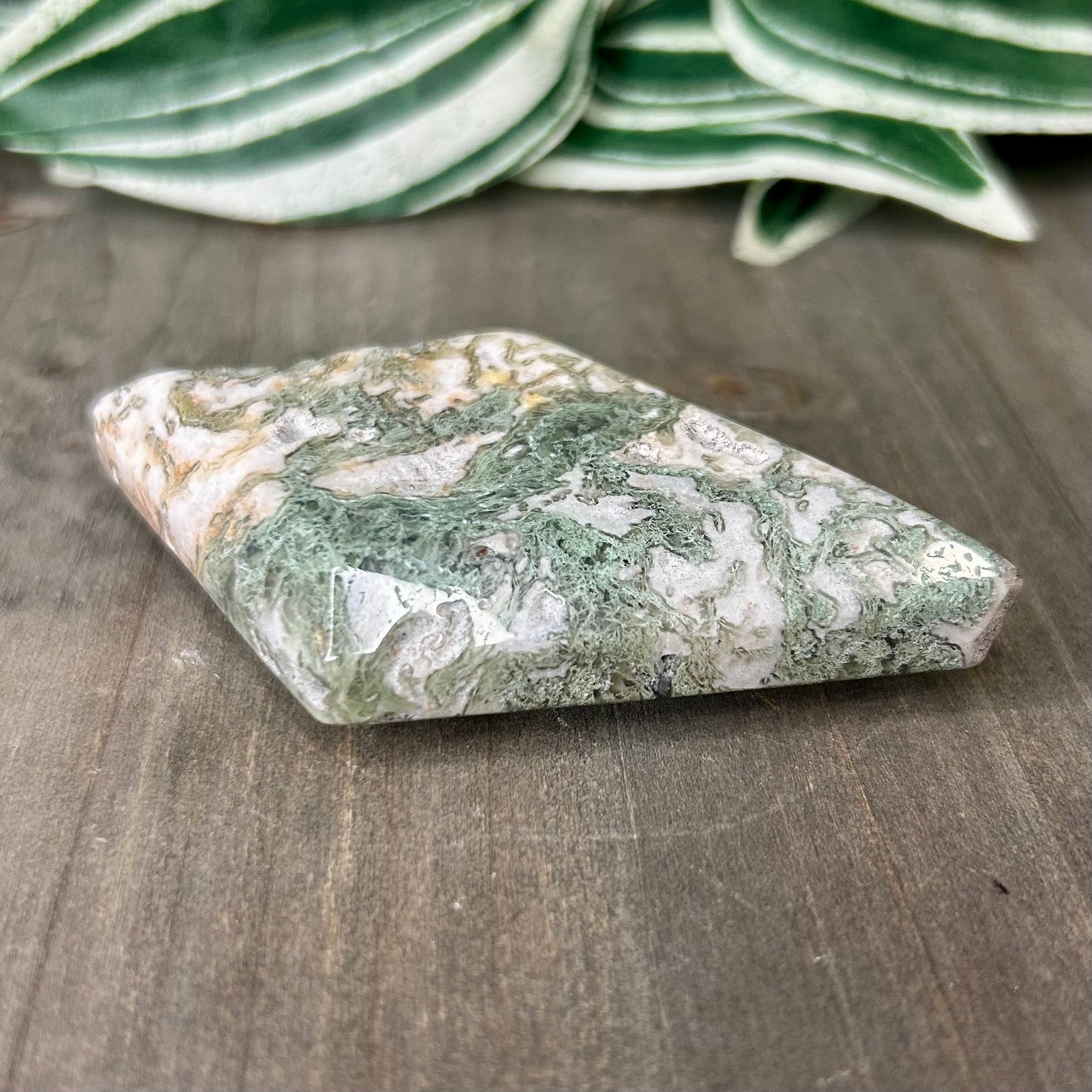 moss agate diamond