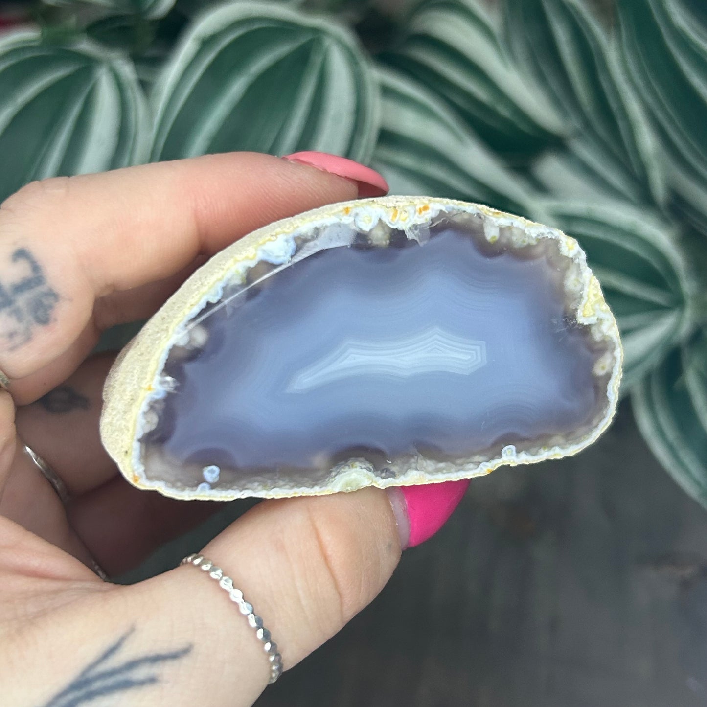 raw agate freeform