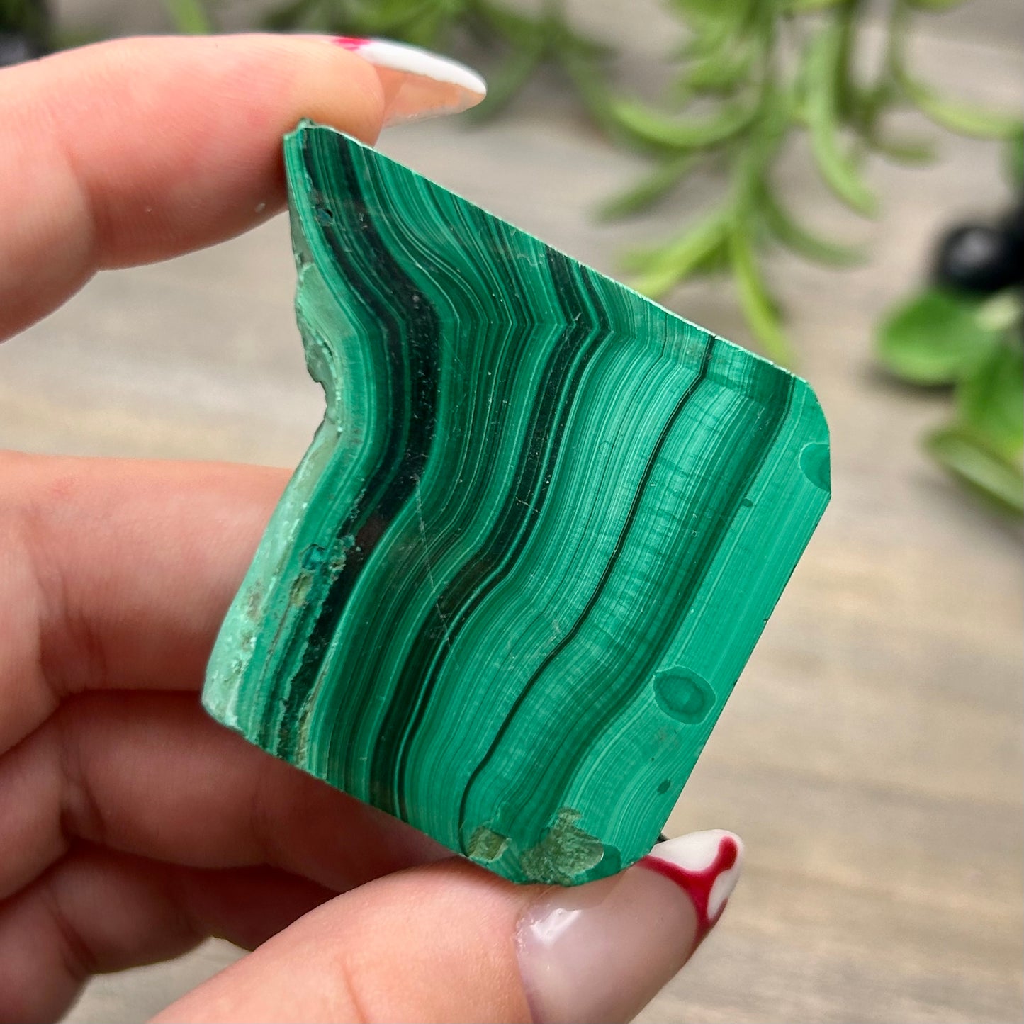 malachite slab