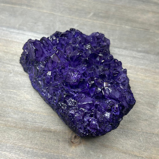 dyed amethyst cluster