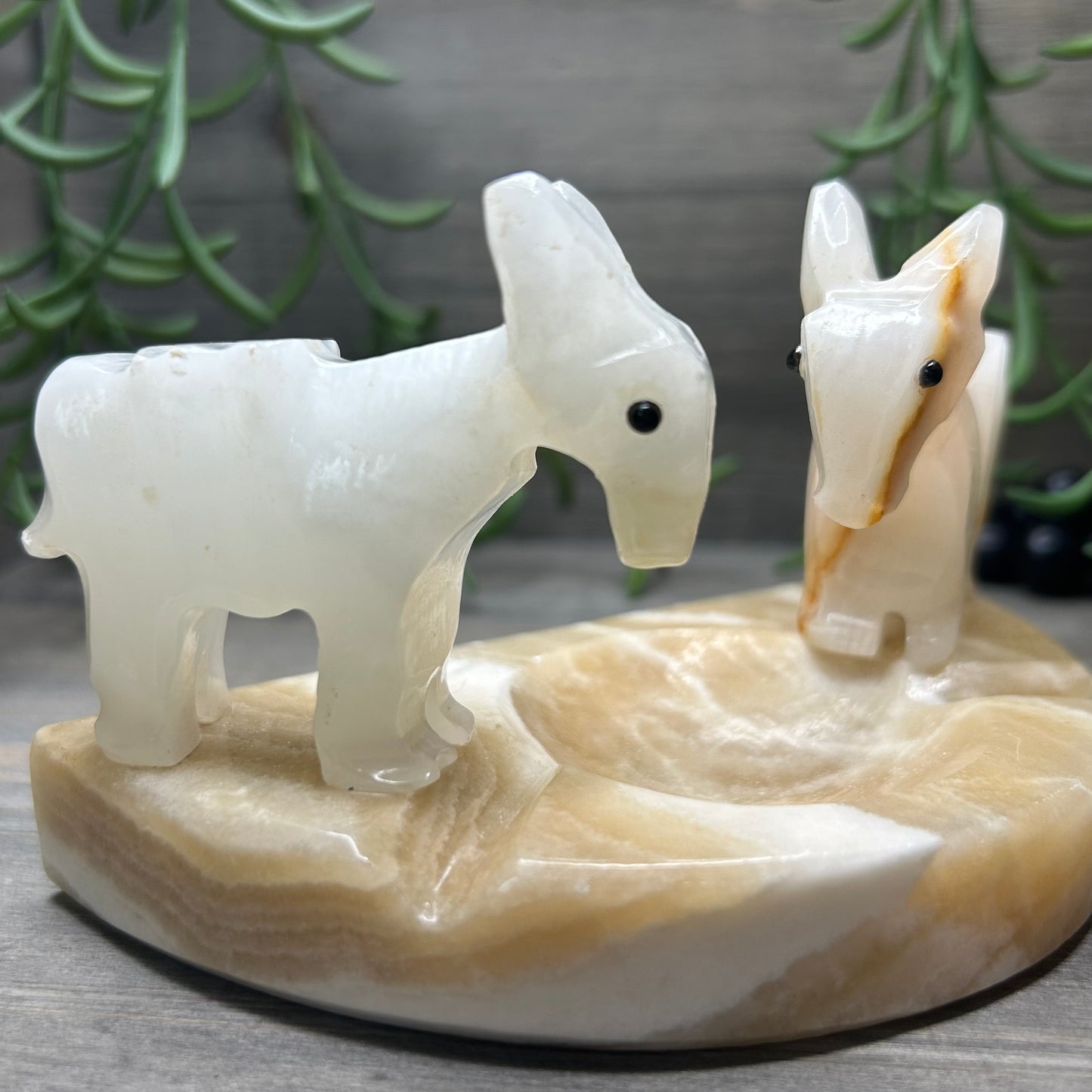 onyx goat ashtray