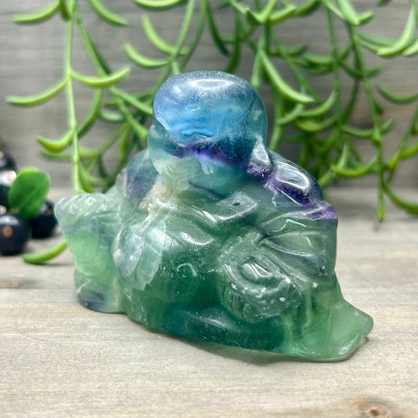 large fluorite buddha