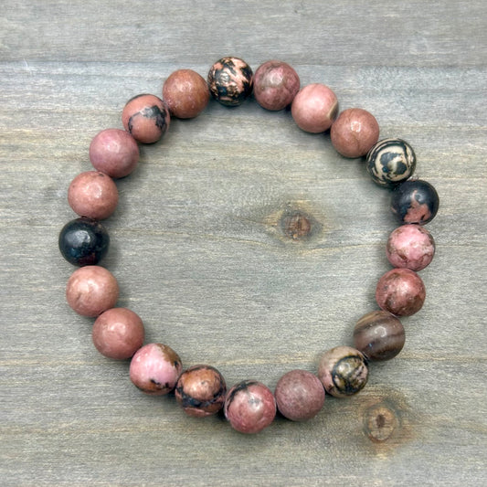 rhodonite bracelet