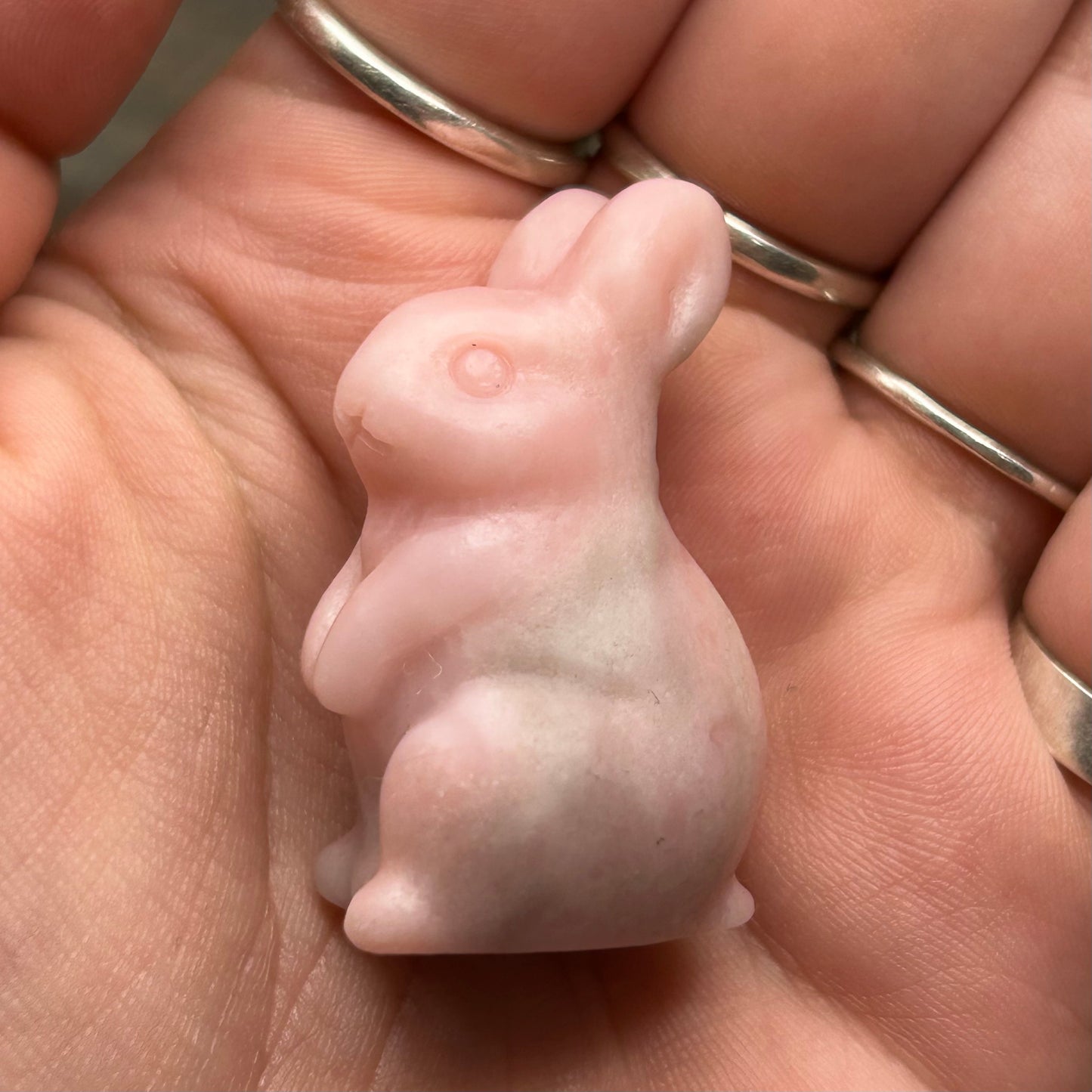 pink opal bunny