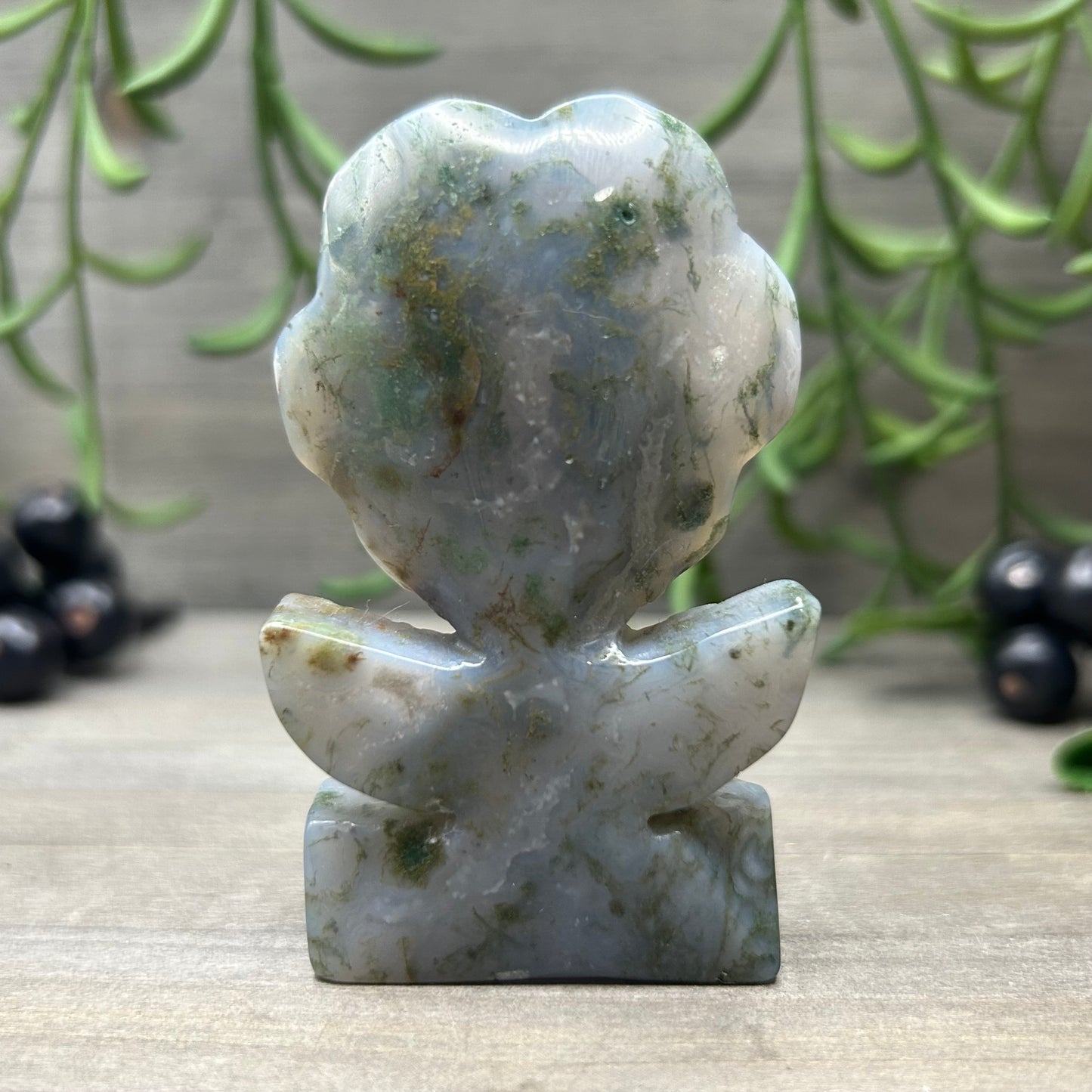 moss agate sunflower